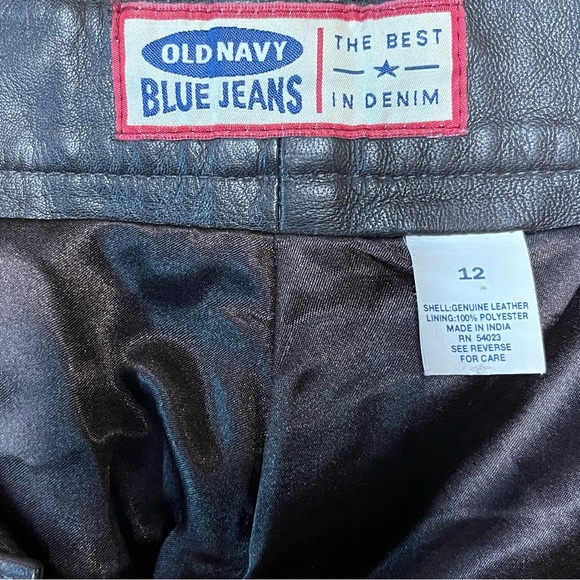 Old Navy leather pants. - Picture 9 of 13